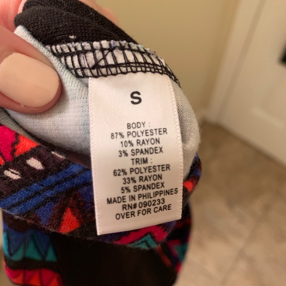 Nollie Patterned Multi-Color Bodycon Mini Skirt - Picture 8 of 8
